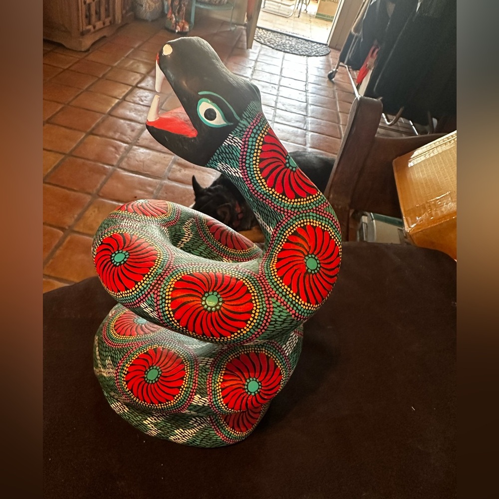 Gorgeous Hand Painted Alebrije Snake